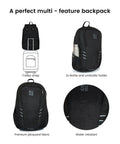 Propine 22L Massager Backpack with premium fabric and water-resistant features.